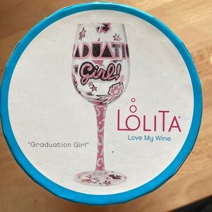 *FREE SHIPPING* “Graduation Girl” Lolita Wine Glass